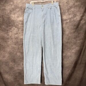 BDG Urban Outfitters Corduroy Pants Mens Size 34 Light Blue Straight Leg Preppy